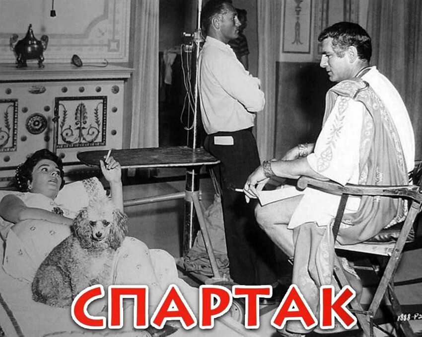 Фото со съёмок и интересные факты о фильме "Спартак"