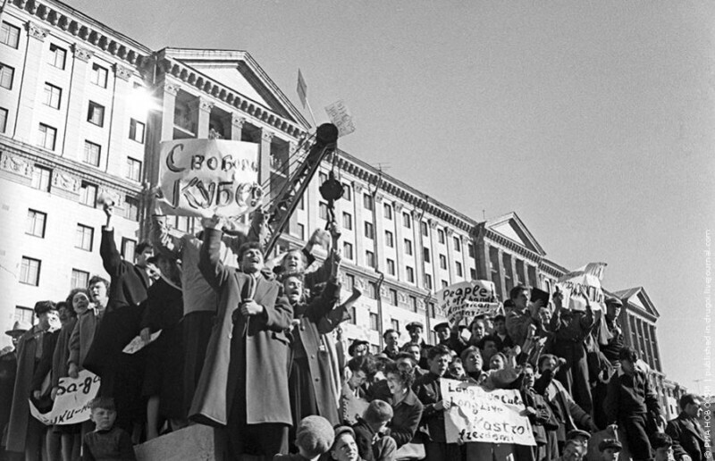60 лет назад. Несанкционированный митинг в Москве 1961 года