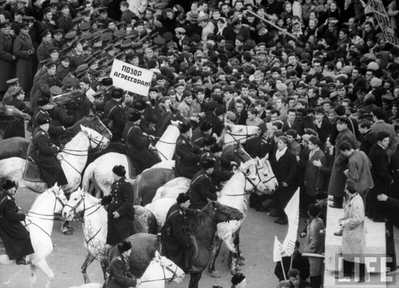 60 лет назад. Несанкционированный митинг в Москве 1961 года
