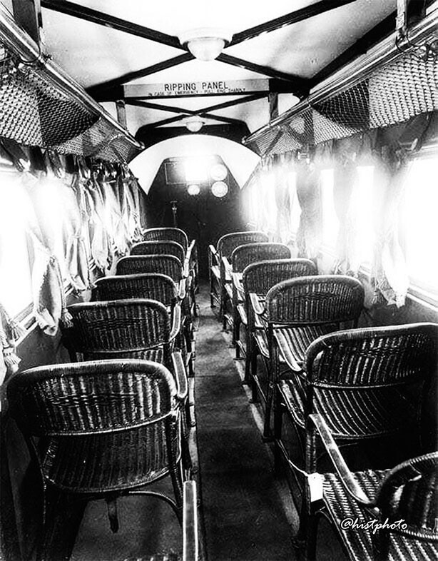 Так выглядели салоны самолётов в 30-х годах