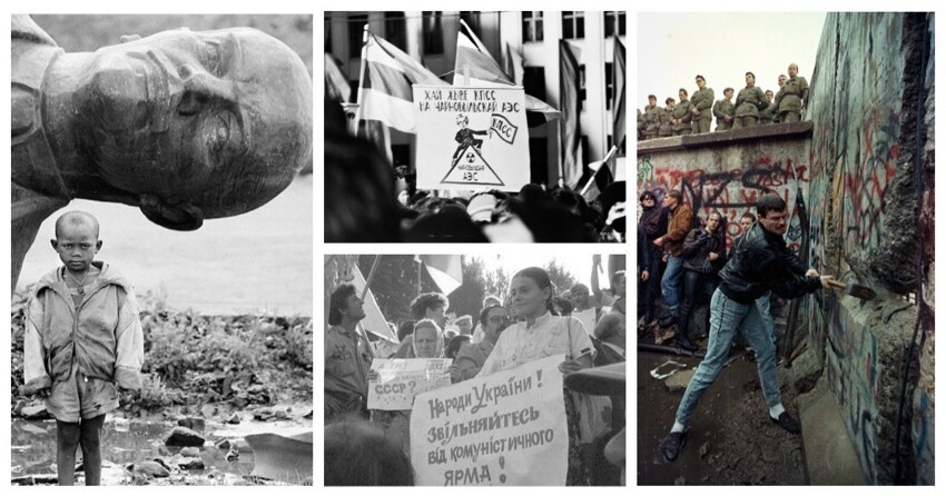 22  пронзительных исторических фото "смерти" коммунизма