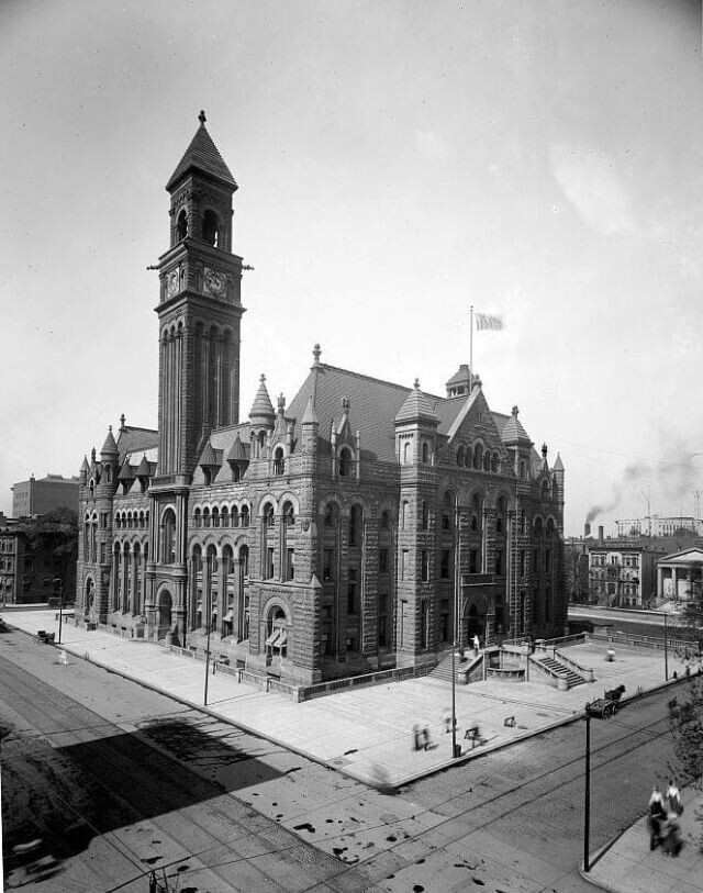 16. Почтовое отделение, Детройт, Мичиган, 1900-е гг.