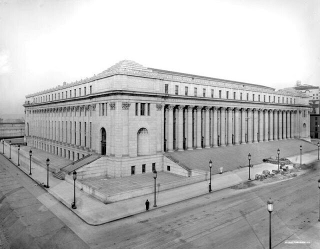 19. Почтовое отделение, Нью-Йорк, 1900-е гг.
