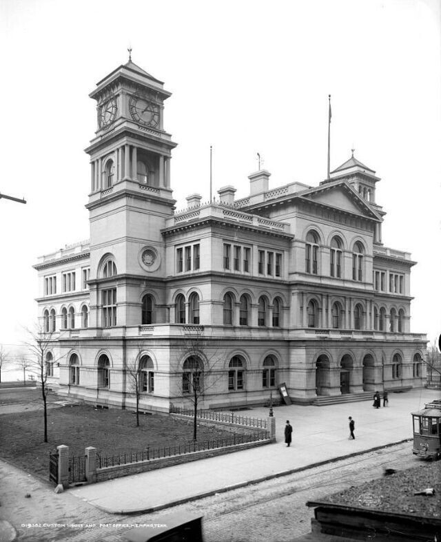 10. Таможня и почтовое отделение, Мемфис, Теннесси, 1900-е гг.