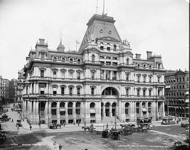 1. Почтовое отделение, Бостон, Массачусетс, 1900 г.
