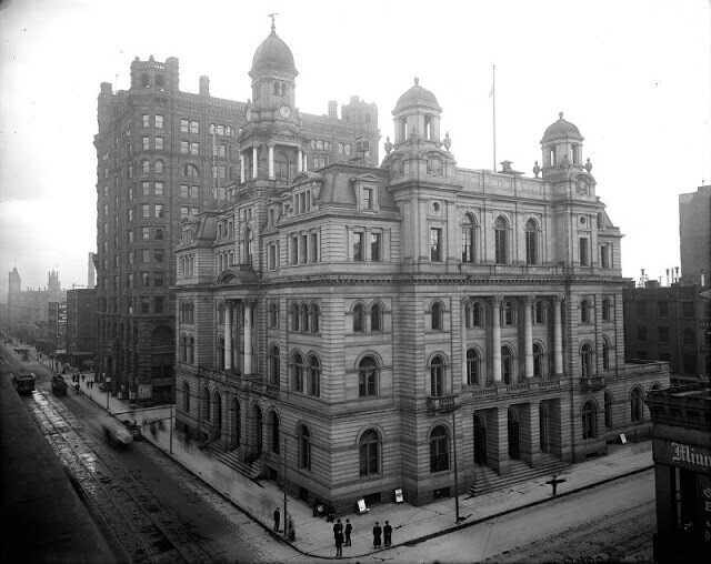 7. Почтовое отделение Миннеаполиса, Миннесота, 1908 г.