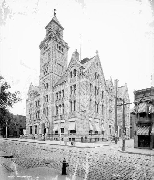 25. Почтовое отделение, Трой, Нью-Йорк, 1900-е гг.