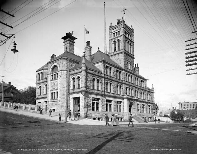 11. Почтовое отделение и таможня, Дулут, Миннесота, 1900-е гг.