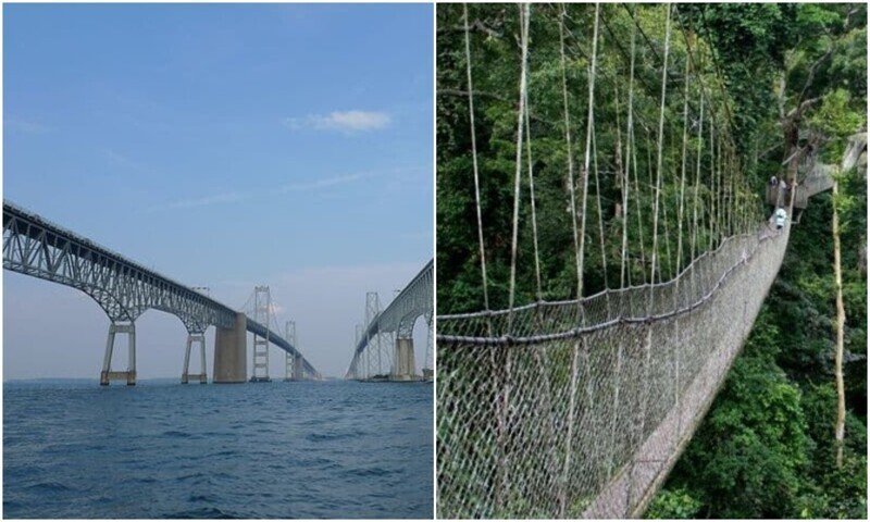 10 самых опасных и захватывающих мостов со всего мира