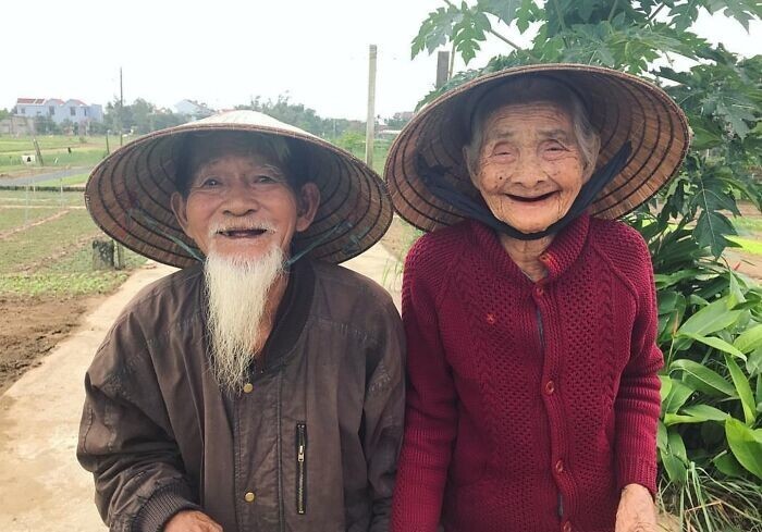 12. Супруги из Вьетнама, которые женаты уже 70 лет