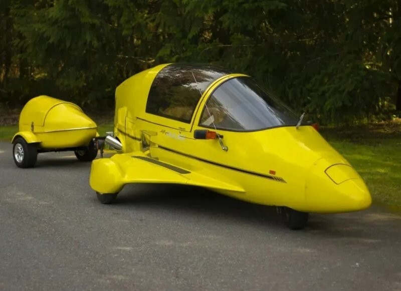 Pulse Autocycle — необычный мотоцикл, прозванный «дорожным самолётом»