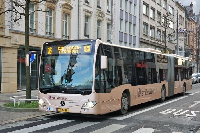 1. С 2020 года в Люксембурге общественный транспорт стал бесплатным