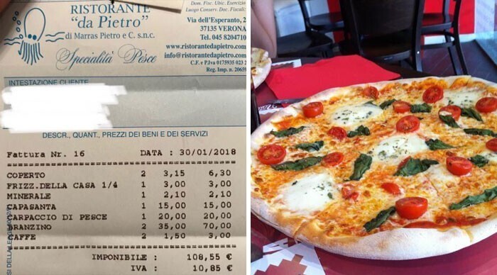 14. В Италии рестораны включают в чек плату за обслуживание