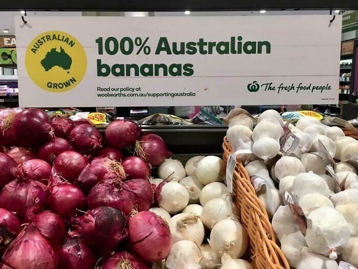 13. 100% австралийские бананы