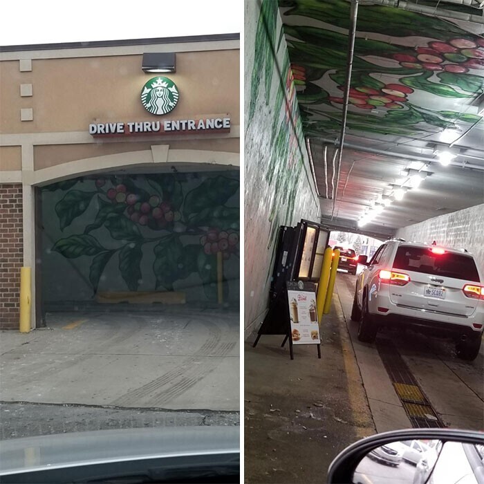 23. Starbucks Drive-Thru на месте старой автомойки