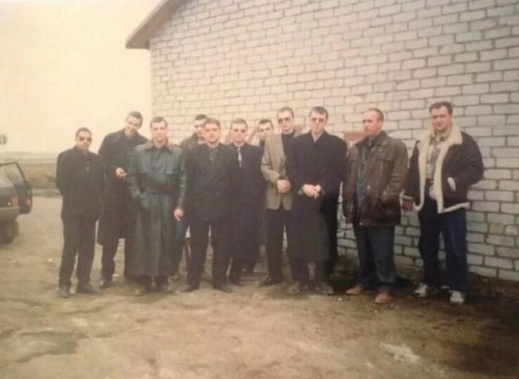 20. Самарская "бригада Махно" на похоронах. 1997 год