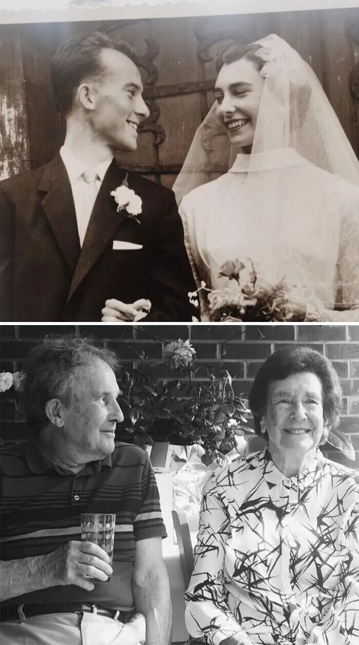 «60 лет вместе, и дедушка все еще смотрит на бабушку с любовью»