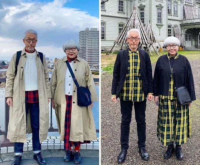 Супруги из Японии каждый день подбирают парные наряды