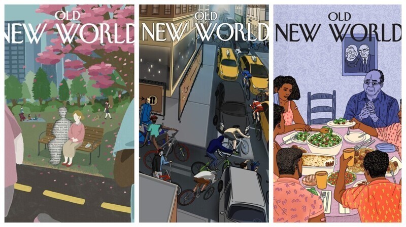 Жизнь после пандемии: обложки в стиле журнала "Нью-Йоркер"