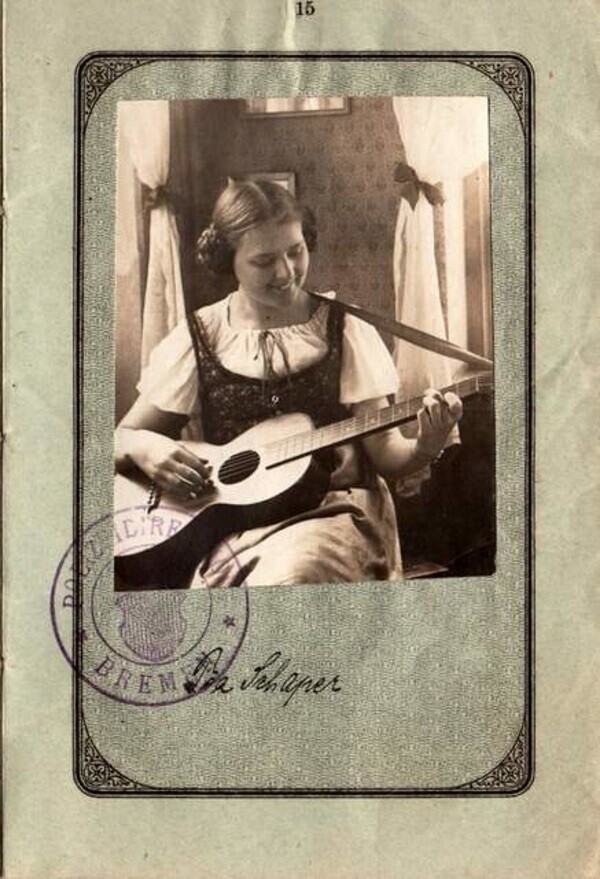 Немецкий паспорт 1921 года