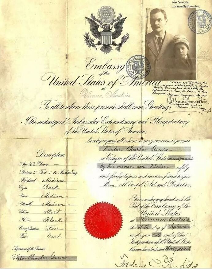 Паспорт 1914 года