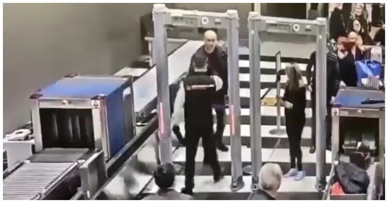 Мужчина не захотел стоять в очереди на досмотр и чуть не устроил драку с охраной аэропорта