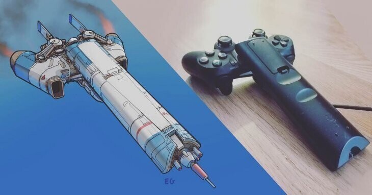 Космические корабли из подручных предметов