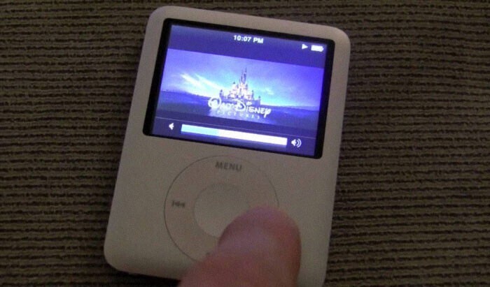Фильмы на iPod  с 2-дюймовым экраном