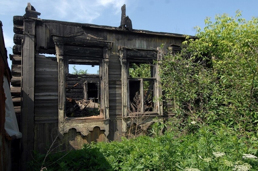 В Омской области пожар уничтожил целую деревню
