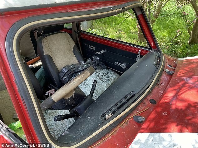 Британские хулиганы уничтожили коллекцию винтажных автомобилей Mini