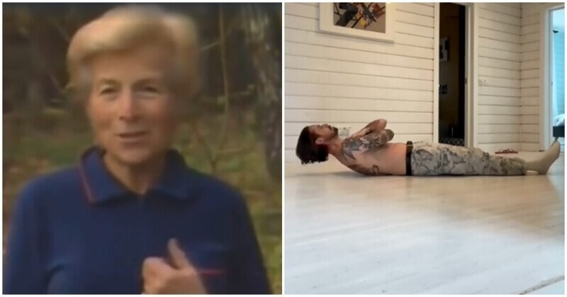 Сможете ли вы повторить упражнение, показанное 73-летней женщиной?