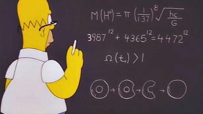 Гомер Симпсон открывает бозон Хиггса