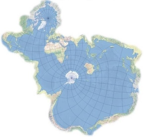 3. Карта мира с точки зрения рыб