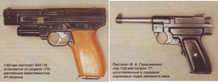 Безгильзовый пистолет Герасименко В.А
