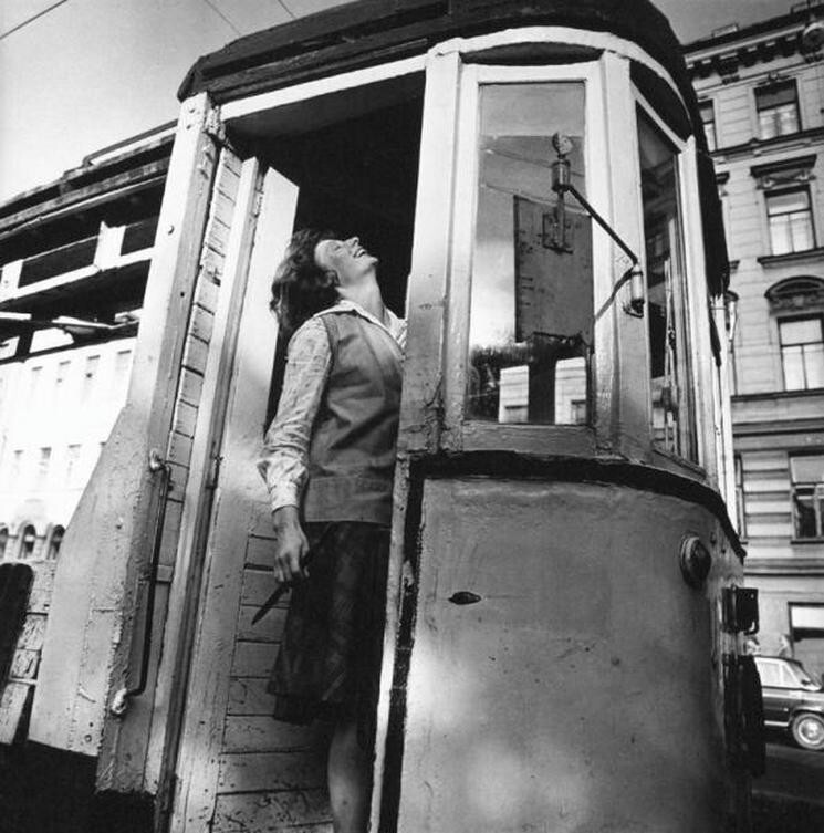 Водитель трамвая в Ленинграде, 1979 год