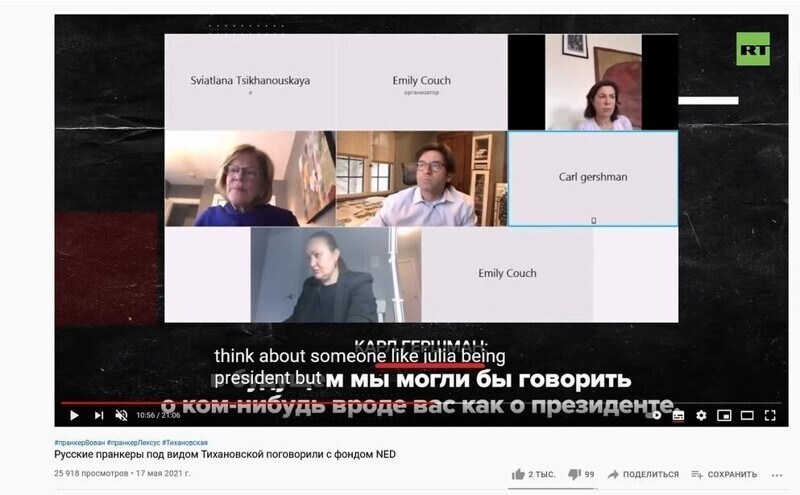 NED ставит на Навальную