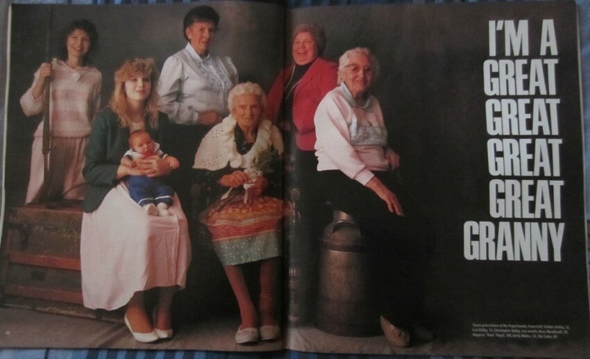  Трогательные фотографии нескольких поколений семей на одной фотографии
