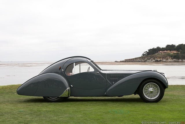 1936 Bugatti Type 57SC Atlantic. Очень креативный дизайн для 1930-х годов