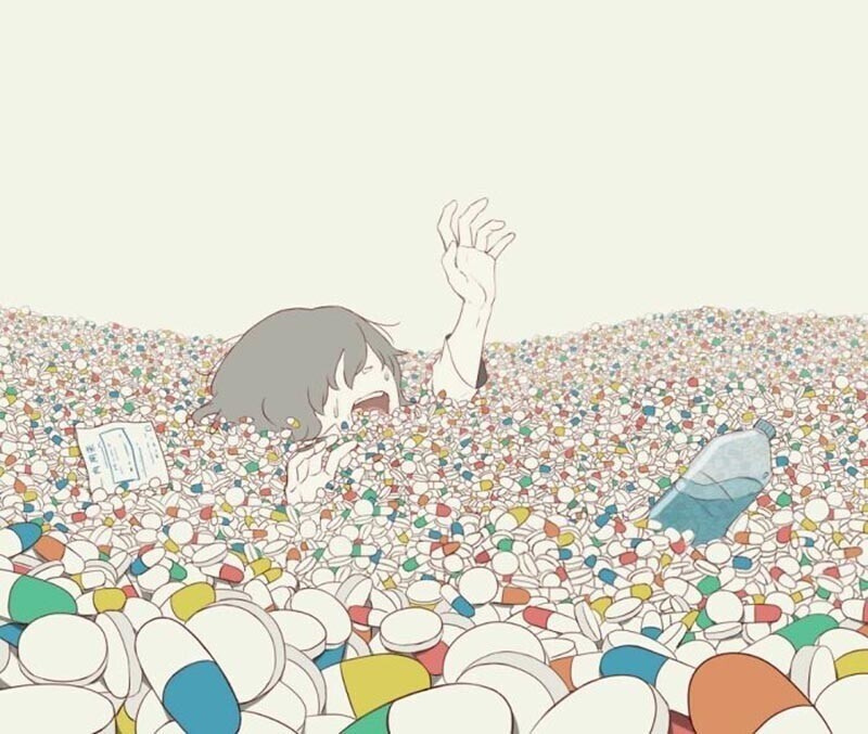 Иллюстрации японского художника о чувствах, которые трудно передать