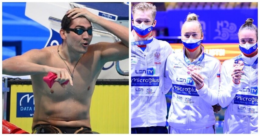 Российские спортсмены выиграли медальный зачет ЧЕ по водным видам спорта