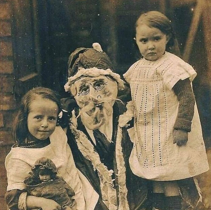 Фото с Санта Клаусом, 1900-е