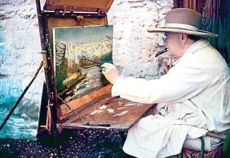 Черчилль был плодовитым художником