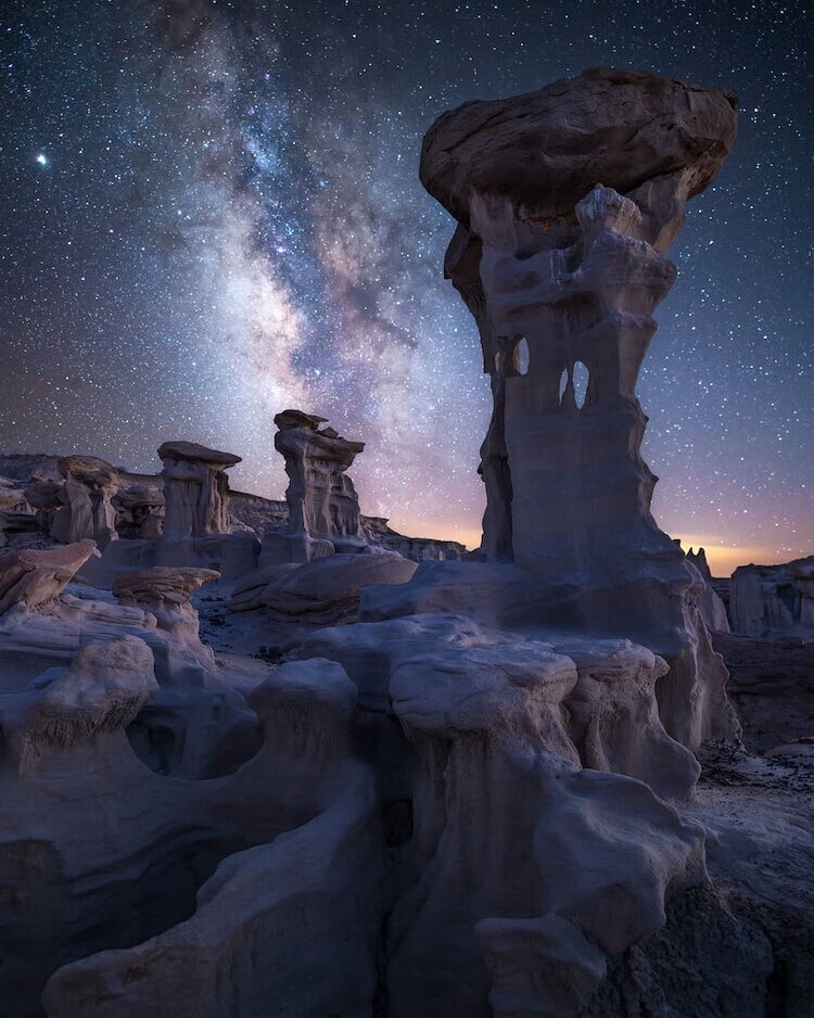 "Ночь в пустыне Навахо", Кристи Кеньонс, пустыня Навахо, Нью-Мексико, США