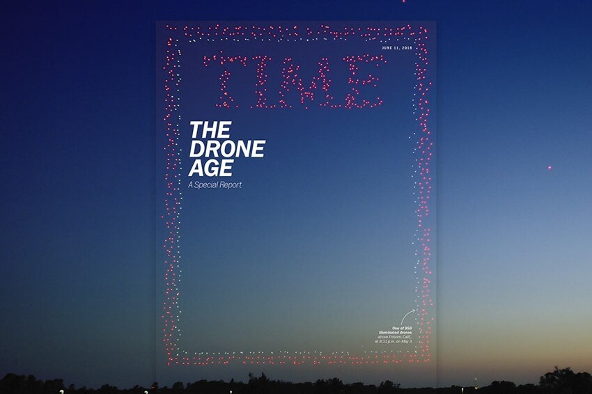 13. Обложка с дронами журнала Time – 18 000 долларов
