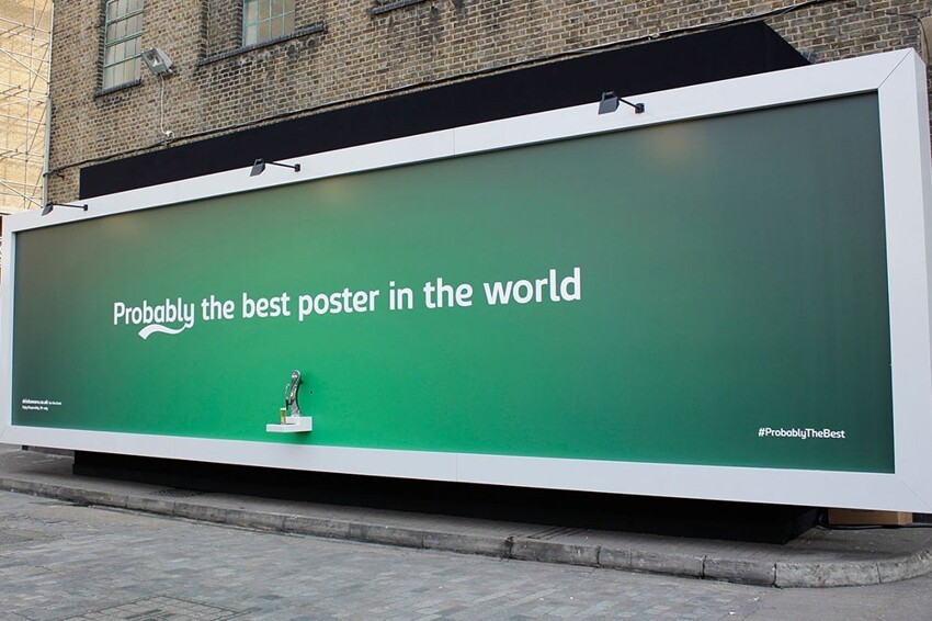 28. Лучший в мире постер от Carlsberg – 100 000 долларов