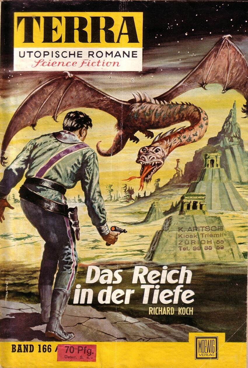 Монстры из космоса: великолепные обложки немецкого Sci-fi журнала Terra