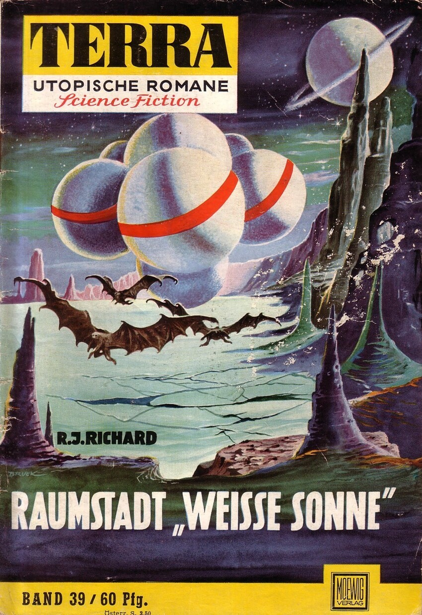 Монстры из космоса: великолепные обложки немецкого Sci-fi журнала Terra