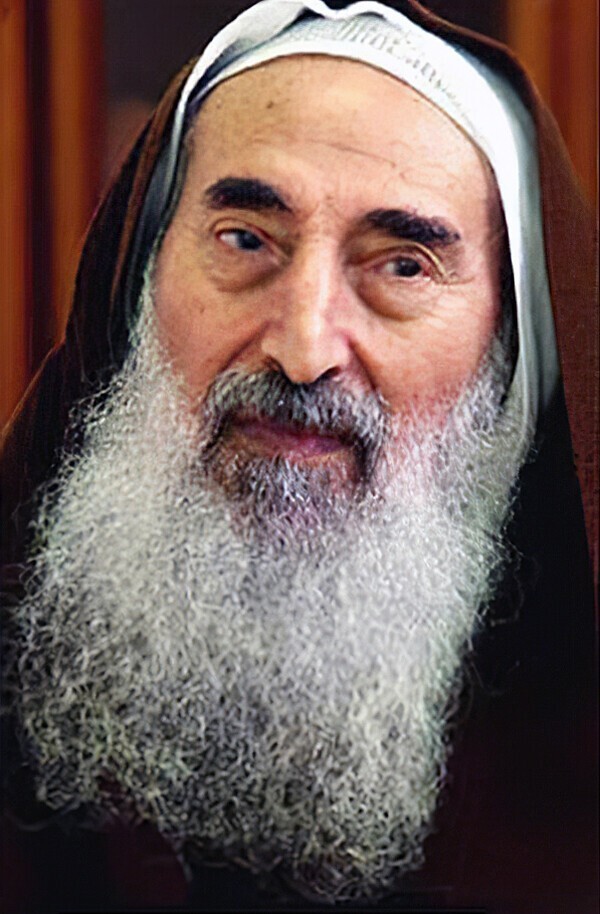 Духовный лидер движения ХАМАС, шейх Ахмед Ясин