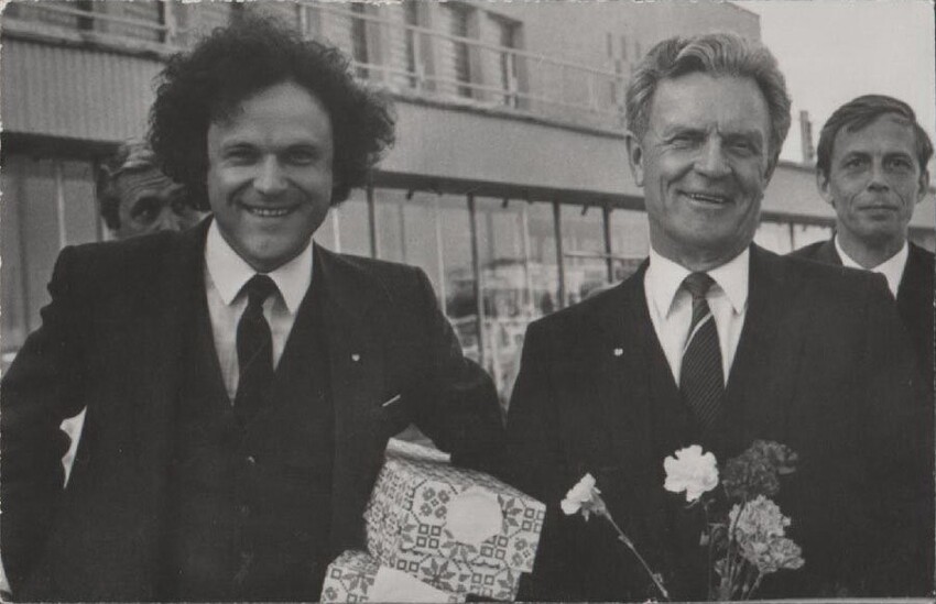 Еременко-младший и Еременко-старший. 1985 год.