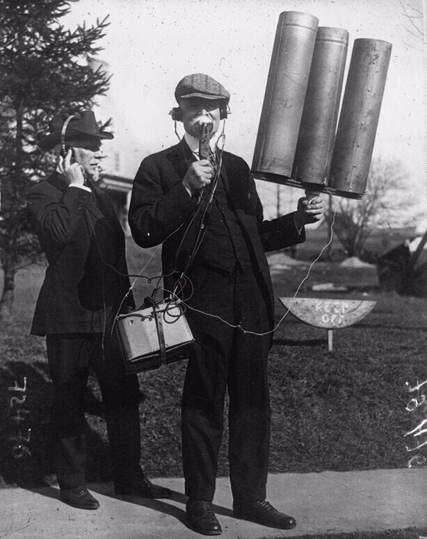 Так выглядел первый в мире беспроводной телефон, 1919 г.
